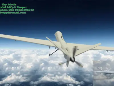 MQ9 Reaper Free 3D model