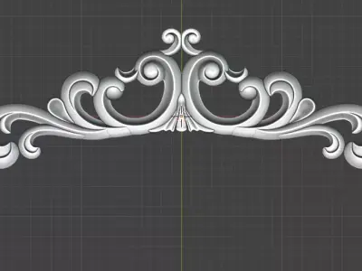 decor central gorizontal furniture 3D model
