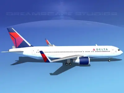 Boeing 767-300 Delta 3 3D model