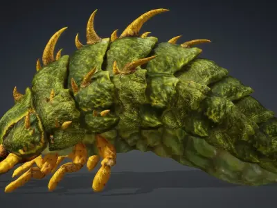 Larval-V2c 3D model