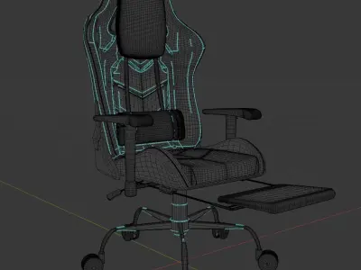 Gaming Chair Free 3D Model Free 3D model