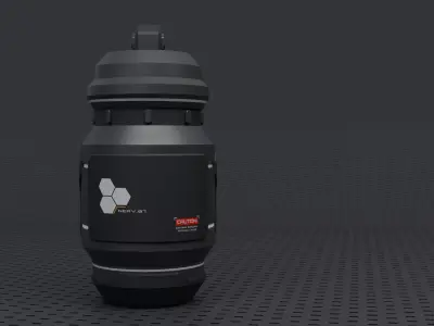 Grenade Game Ready Low-poly 3D model purchase