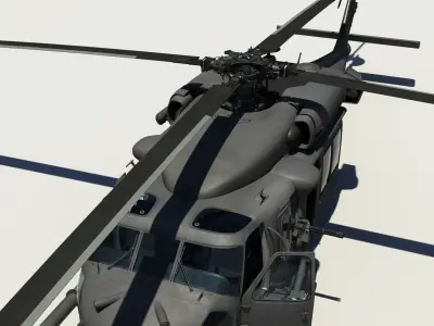 Military Blackhawk 3D model
