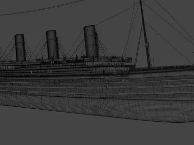RMS TITANIC SHIP 3D model
