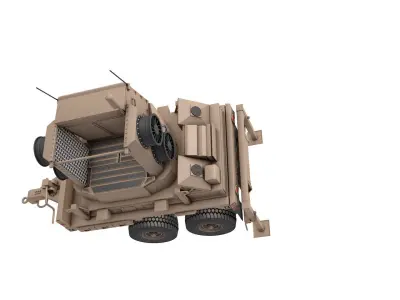 Sentinel A4 Air Defense Radar 3D model