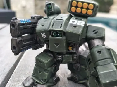 CHIBI-TECH SD - SARV-V DUO GUNPOD          3D print model