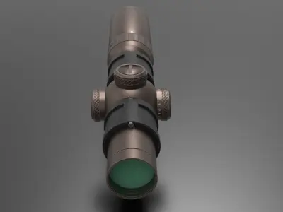 Vortex Razor HD Gen III LPVO Low-poly 3D model