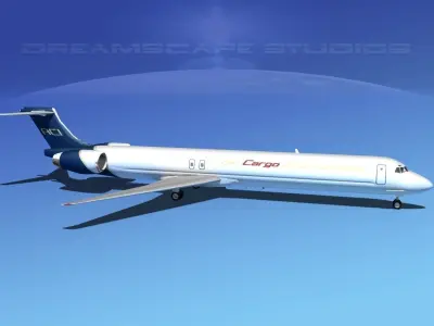 Douglas MD-80 Air Cargo Intl 3D model