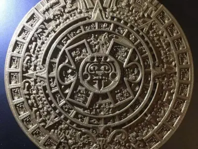 Aztec Calendar 3D print model
