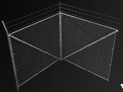 Military Barriers Pack Low-poly 3D model