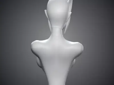 Cybernetic Succubus Bust PM-271 3D print model