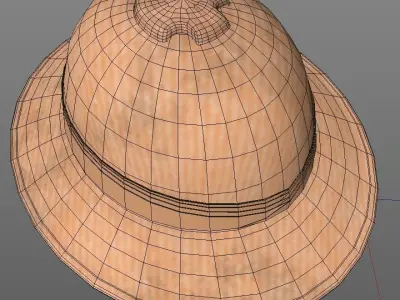 Warrior helmet Desert Free low-poly 3D model