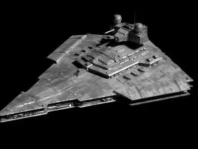Victory 1 Class Star Destroyer - Star Wars 3D model