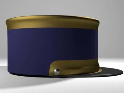 Hat - Kepi 3D model