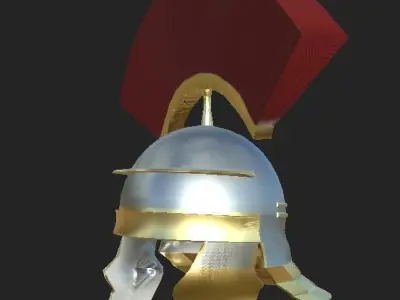 Ancient Rome Roman Helmet Pack Low-poly 3D model