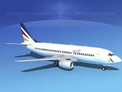 Boeing 737-300 Europe Airpost 3D model