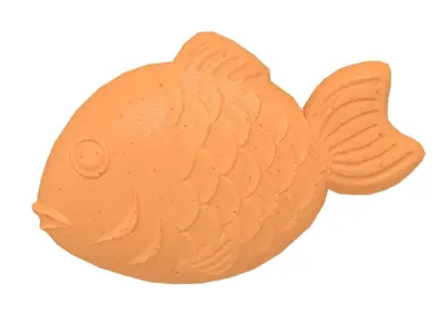 Taiyaki Japanese Cake Street Food 3D Low-poly 3D model
