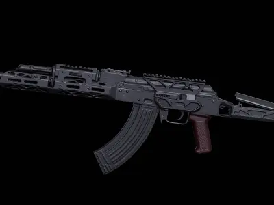 AKM KPYK Low-poly 3D model