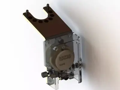 BRACKET SENSOR DETECT CASTER ALIGNMENT TESTER 3D model