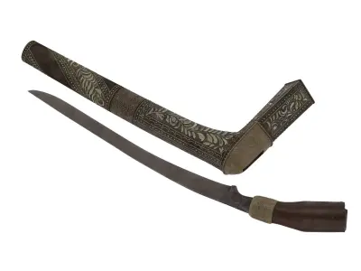 Sewar Dagger  Low-poly 3D model