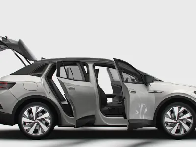 VW ID 4 Commercial HQInterior 2025 3D model