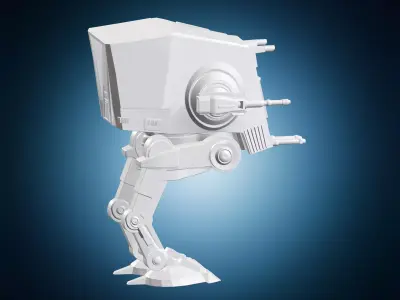 Star Wars at St Walker Model 3D print model