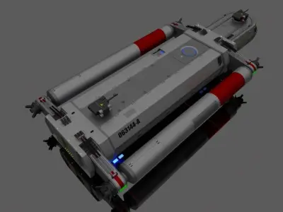 Heavy Interplanetary Escort Shuttle 3D model