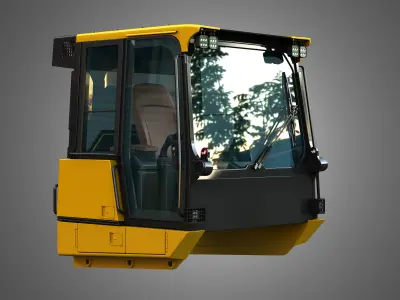 953 Track Loader Cabin 3D model
