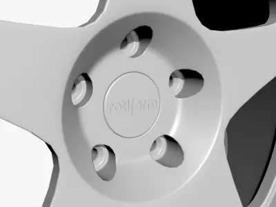Rim Model wheel with 3D model