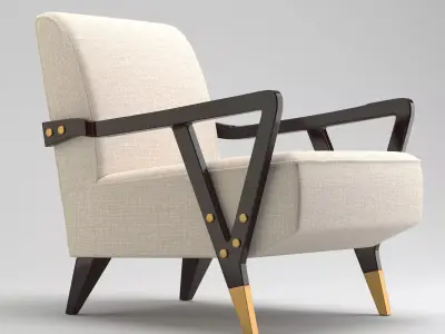The  Charles  Club  Chair Free 3D model