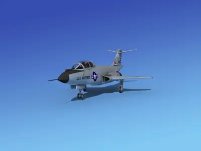 McDonnell F-101B Voodoo V01 3D model