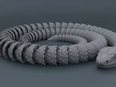 flixable RattleSnake 3D print model