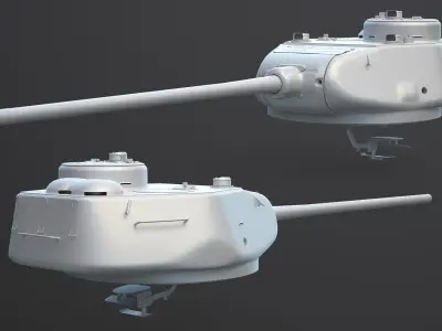 T-34-85 Turret High-Poly 3D model