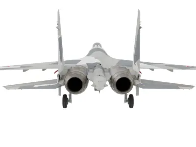 Sukhoi Su 35 Fighter Jet 3D model