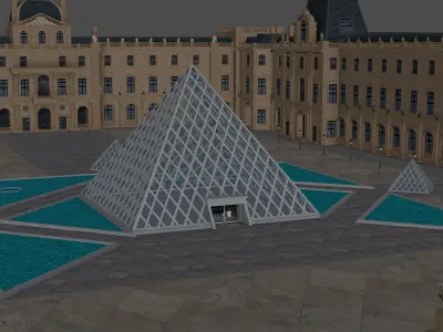 Louvre Museum 3D model