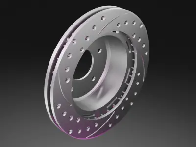 Vented Brake Disk 3D model