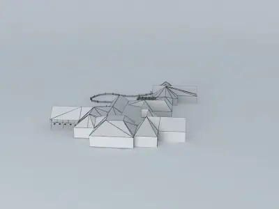 SeaWorld San Diego Old Cyldesdale Resturant 3D model