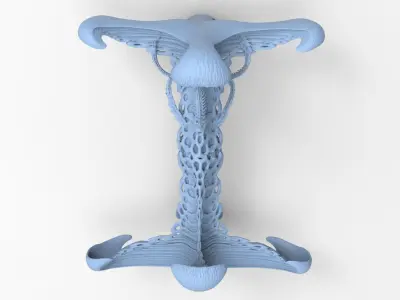 Alien stone 4 3D model