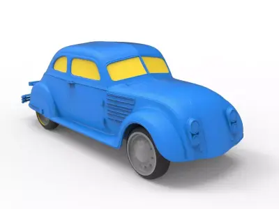 Chrysler Imperial 1934 Classic Car 3D print model