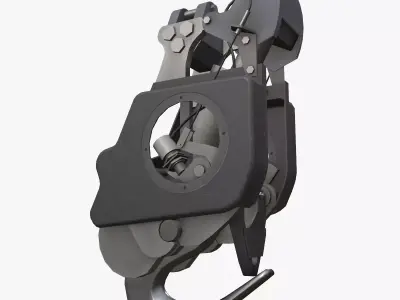 Helicopter Cargo Hook Low-poly 3D model