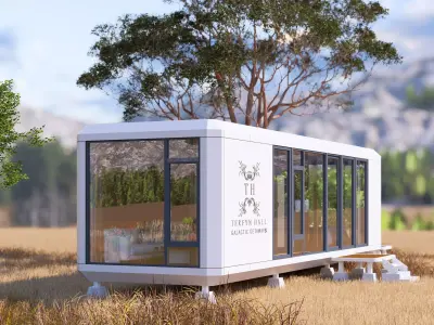 Capsule House Commercial Space Airship Pod 3D model