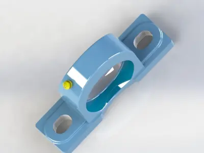 pillow blade bearing 3D model