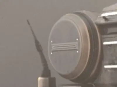 Sci-Fi Antenna Low-poly 3D model