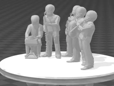 Star Wars Cantina Band 3D print model