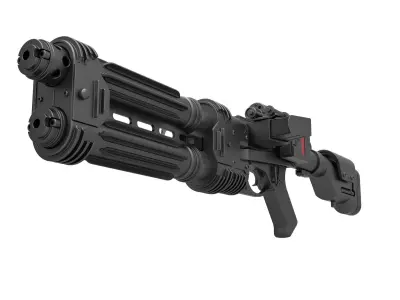 Shore trooper Blaster E-22 from Star Wars Rogue One 3D model