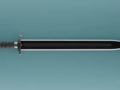 Stylized swords Free low-poly 3D model