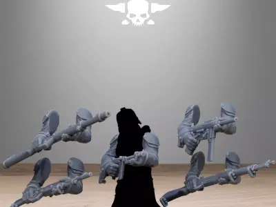 GrimGuard American Weapon Pack 3D print model