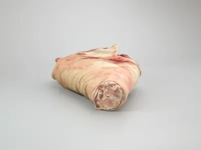 Raw Pig Leg Part Low-poly 3D model