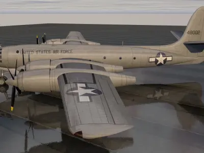 Republic XF-12 Rainbow 3D model