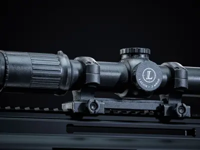 Leupold Mark-6 Scope Low-poly 3D model